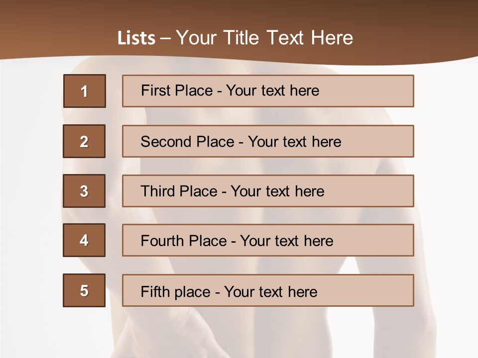 Cramp Body Fingers PowerPoint Template