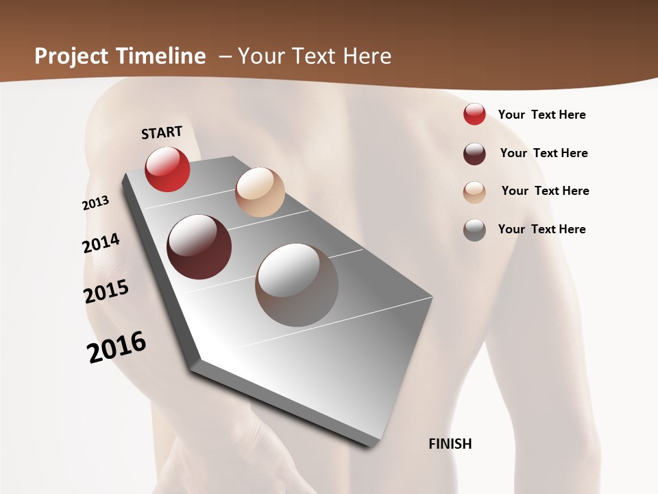 Cramp Body Fingers PowerPoint Template