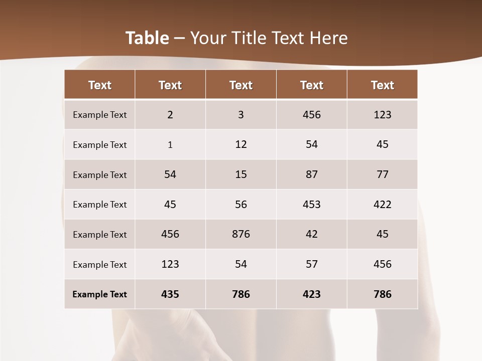 Cramp Body Fingers PowerPoint Template