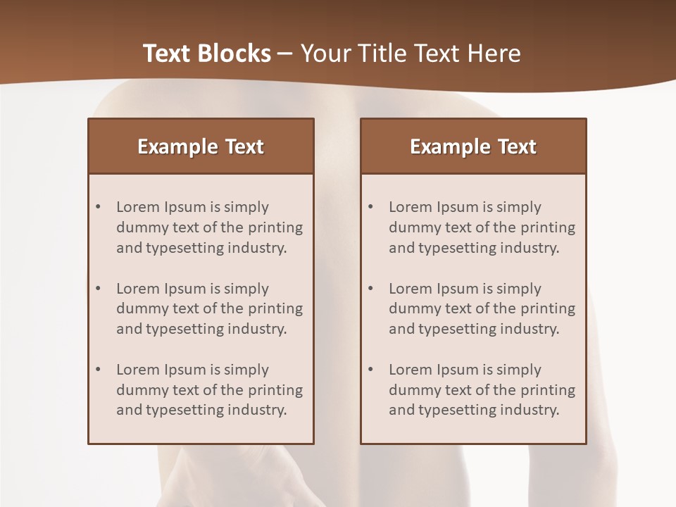 Cramp Body Fingers PowerPoint Template
