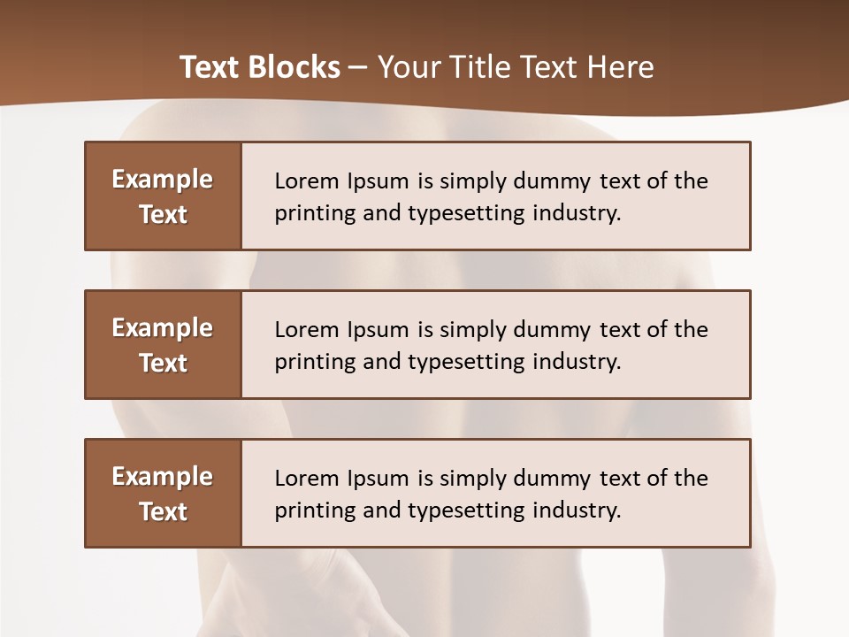 Cramp Body Fingers PowerPoint Template