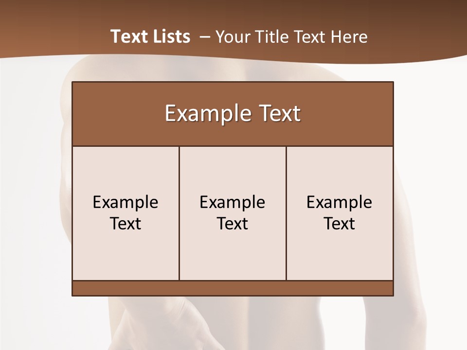 Cramp Body Fingers PowerPoint Template