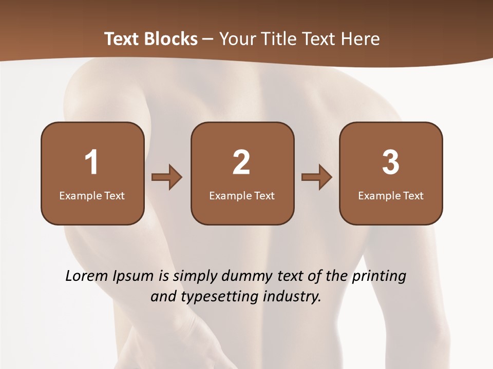 Cramp Body Fingers PowerPoint Template