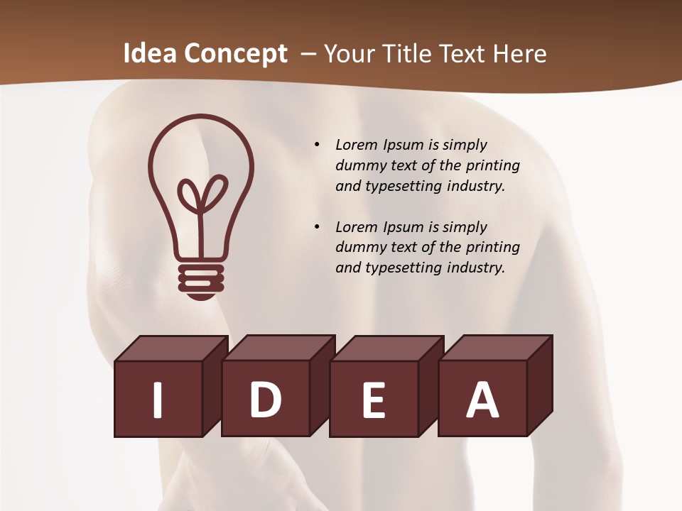 Cramp Body Fingers PowerPoint Template