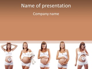 Tummy Collage Healthy PowerPoint Template