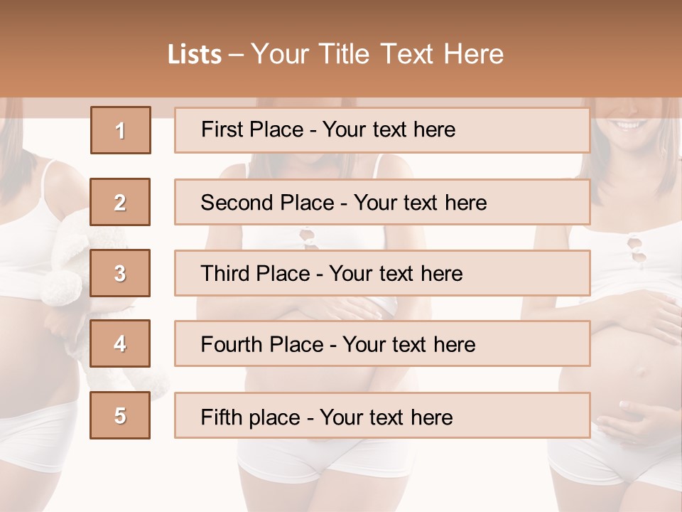 Tummy Collage Healthy PowerPoint Template