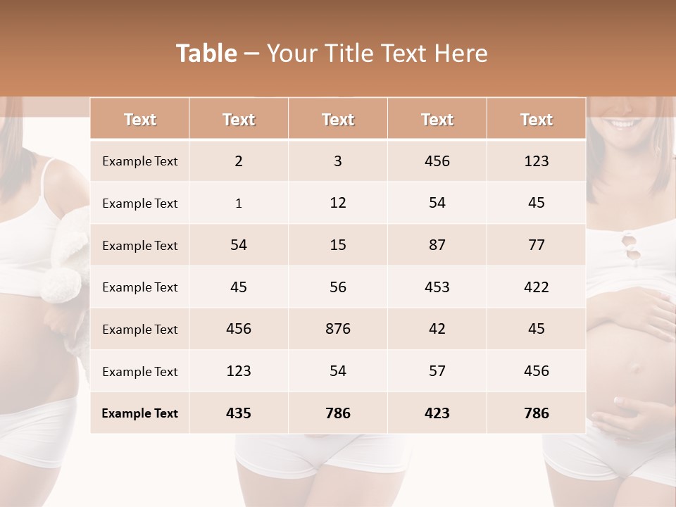 Tummy Collage Healthy PowerPoint Template