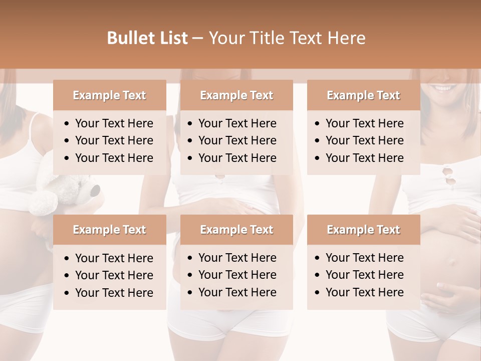 Tummy Collage Healthy PowerPoint Template