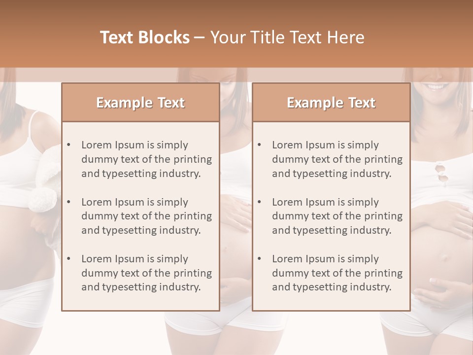 Tummy Collage Healthy PowerPoint Template