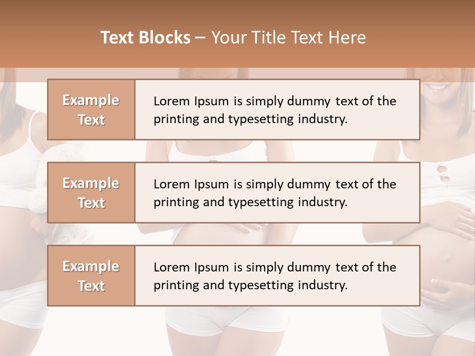 Tummy Collage Healthy PowerPoint Template