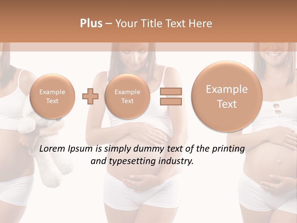 Tummy Collage Healthy PowerPoint Template