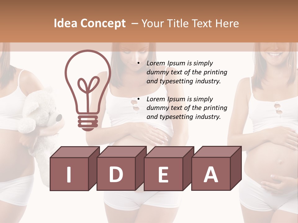 Tummy Collage Healthy PowerPoint Template