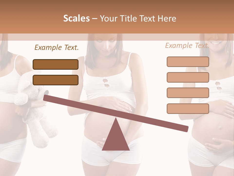 Tummy Collage Healthy PowerPoint Template