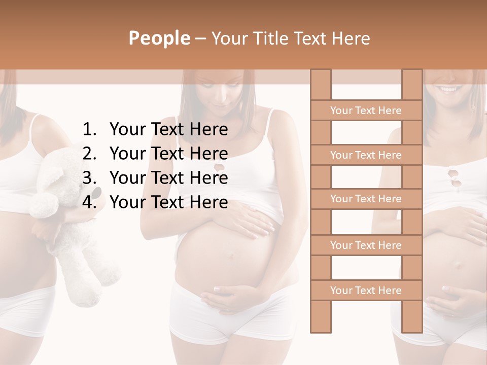 Tummy Collage Healthy PowerPoint Template