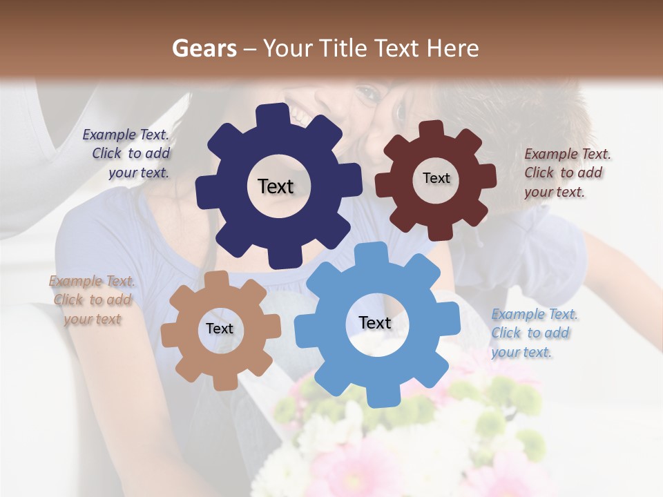 Present Celebration Family PowerPoint Template