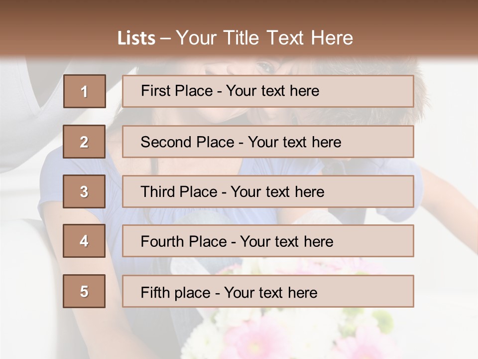 Present Celebration Family PowerPoint Template