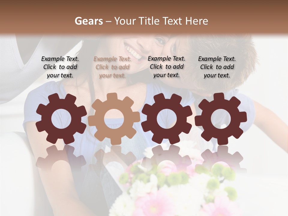Present Celebration Family PowerPoint Template