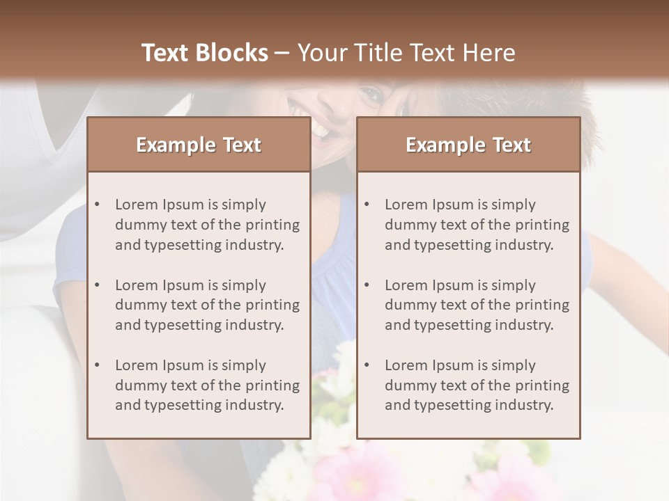 Present Celebration Family PowerPoint Template