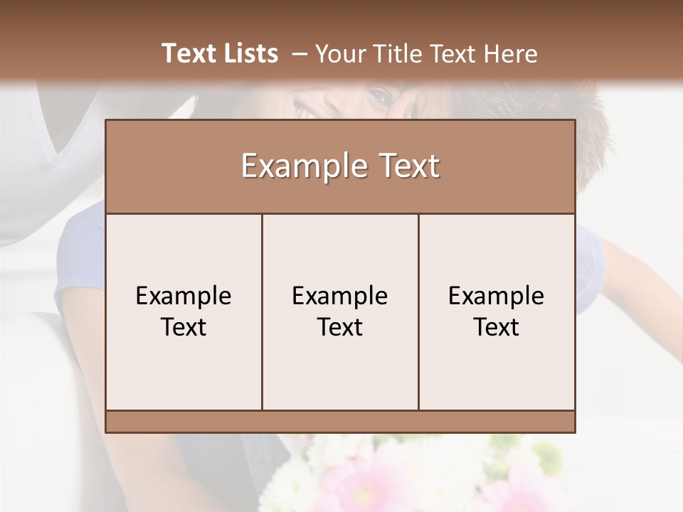 Present Celebration Family PowerPoint Template
