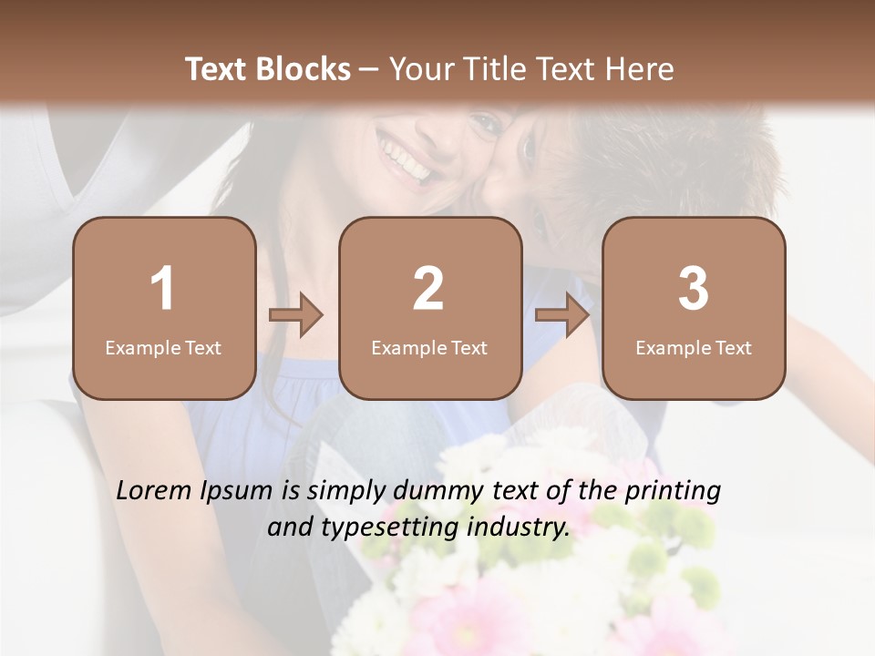 Present Celebration Family PowerPoint Template