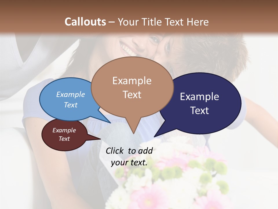 Present Celebration Family PowerPoint Template