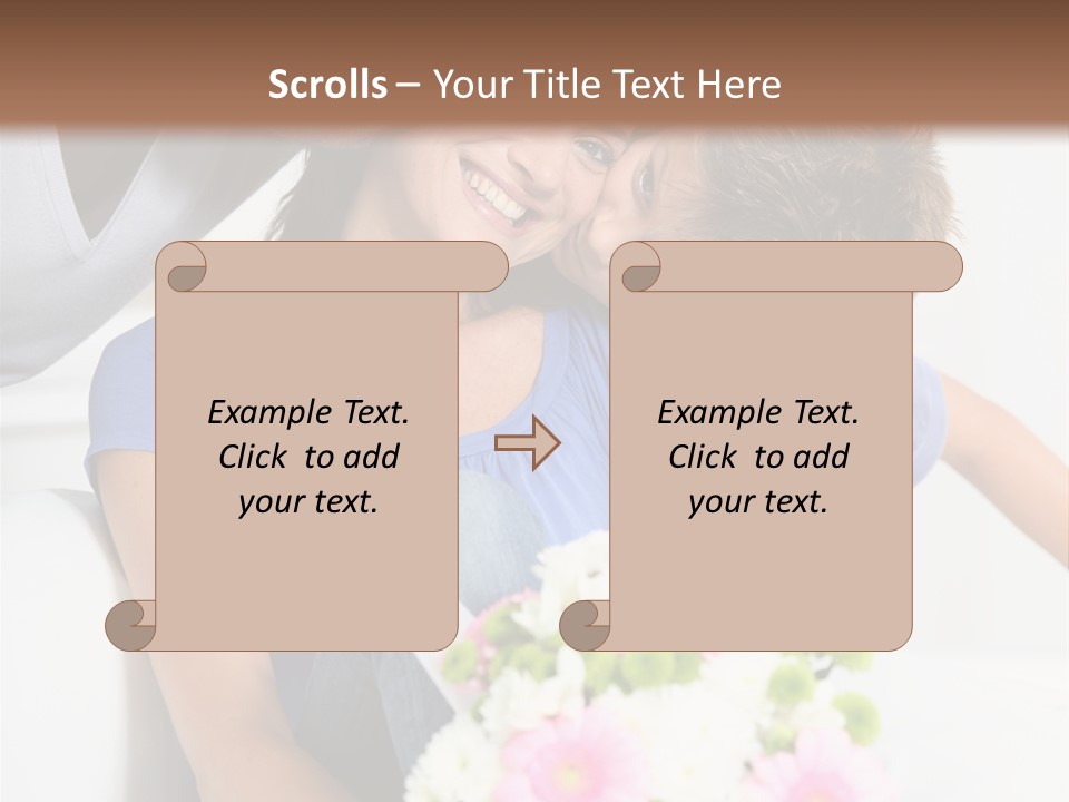Present Celebration Family PowerPoint Template
