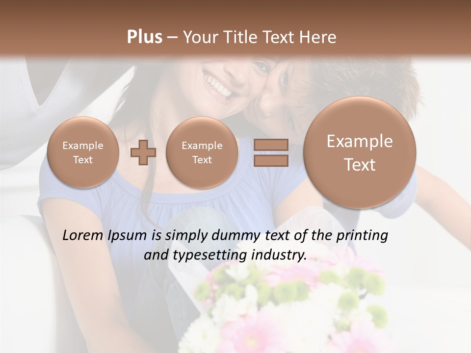 Present Celebration Family PowerPoint Template