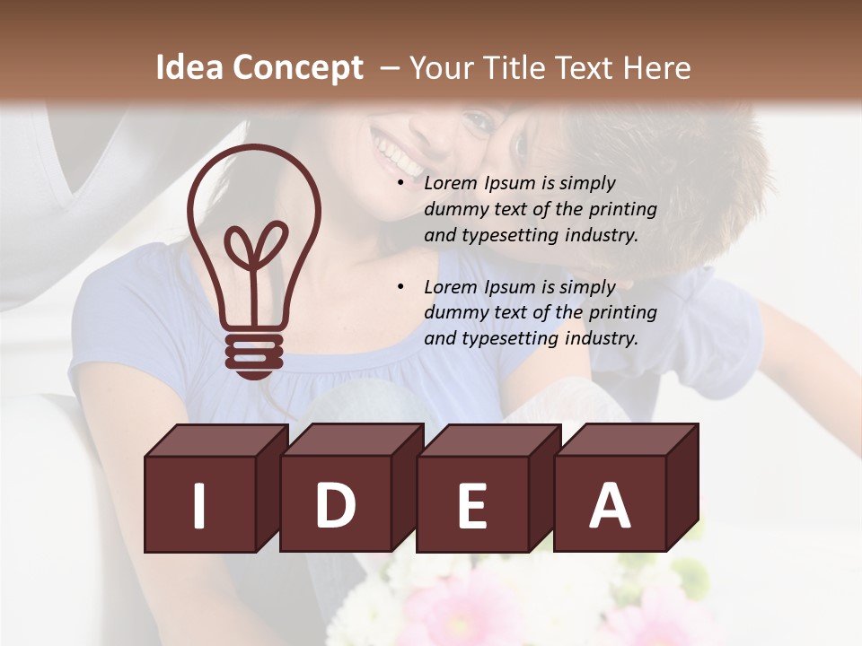 Present Celebration Family PowerPoint Template