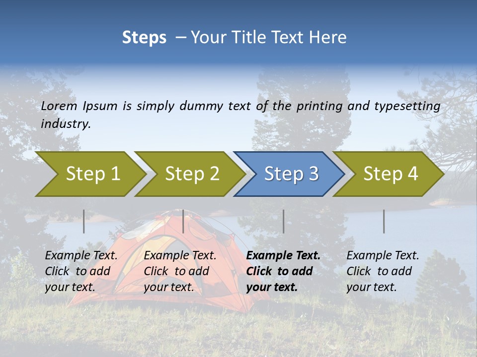 Outdoor Tourism Nature PowerPoint Template