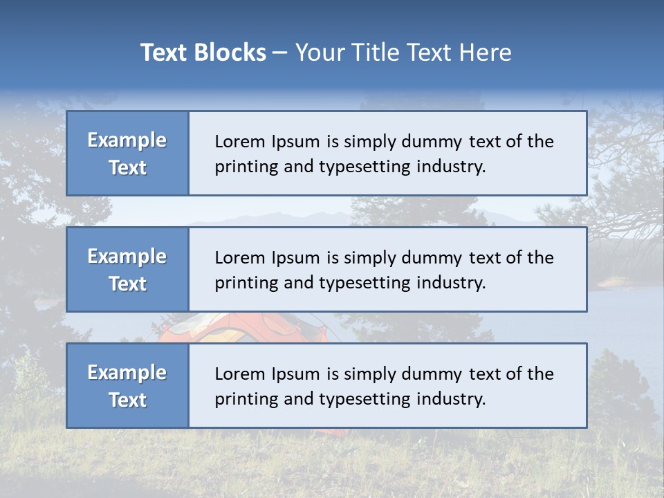 Outdoor Tourism Nature PowerPoint Template