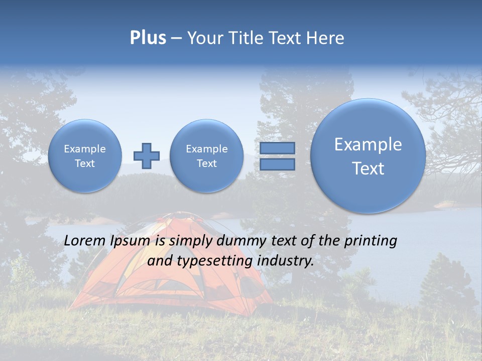 Outdoor Tourism Nature PowerPoint Template