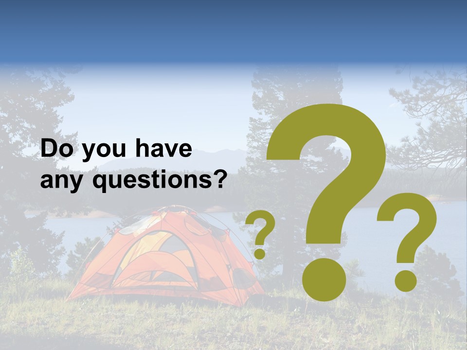 Outdoor Tourism Nature PowerPoint Template