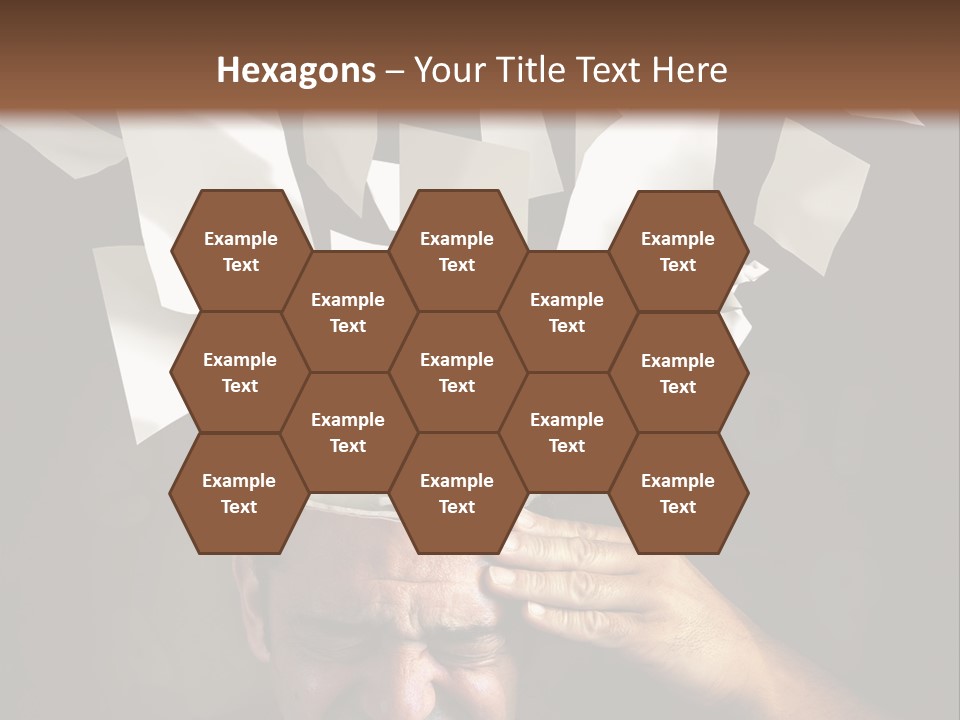 Down Drama Stressed PowerPoint Template