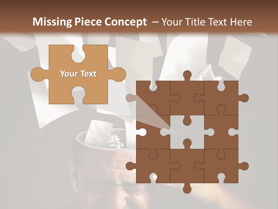 Down Drama Stressed PowerPoint Template