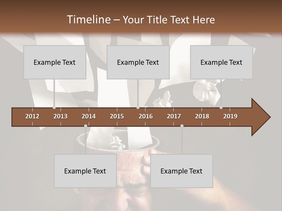 Down Drama Stressed PowerPoint Template