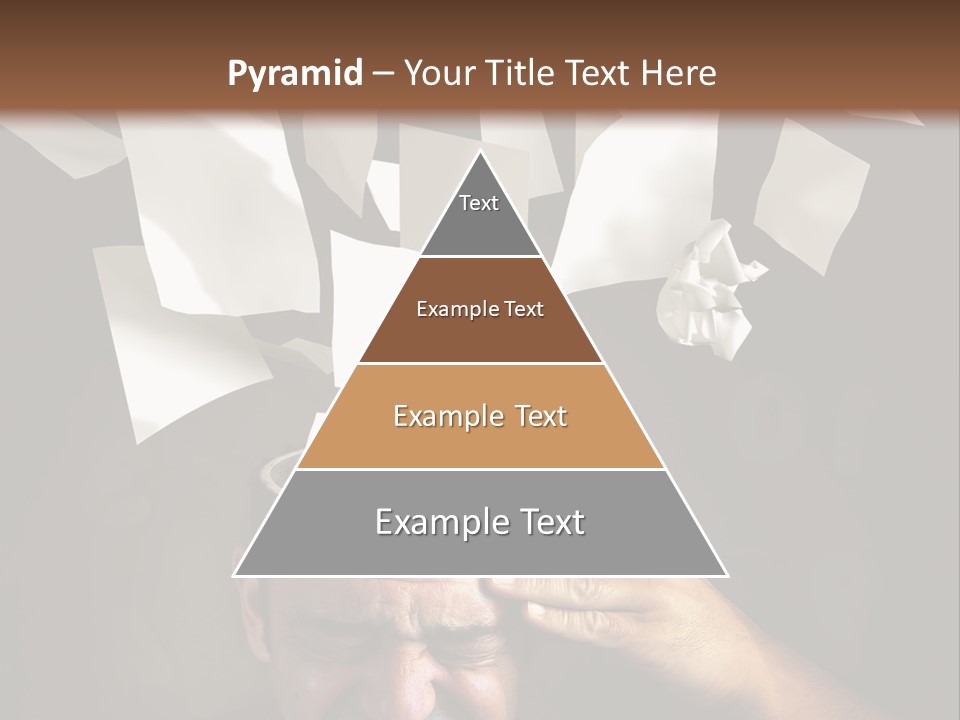 Down Drama Stressed PowerPoint Template