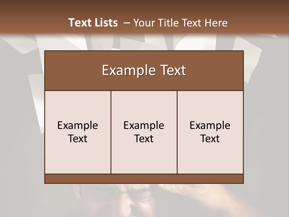 Down Drama Stressed PowerPoint Template