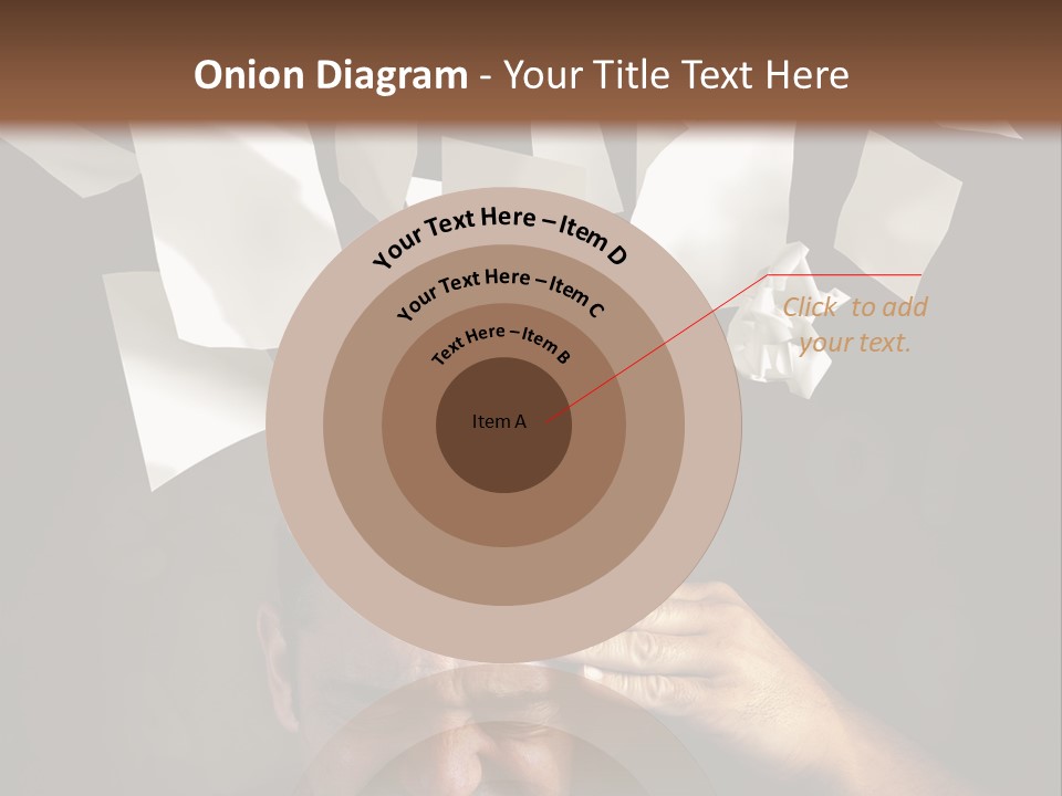 Down Drama Stressed PowerPoint Template