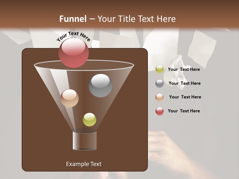 Down Drama Stressed PowerPoint Template