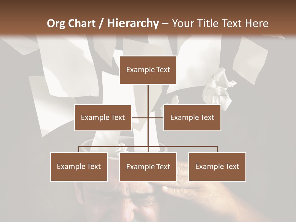 Down Drama Stressed PowerPoint Template