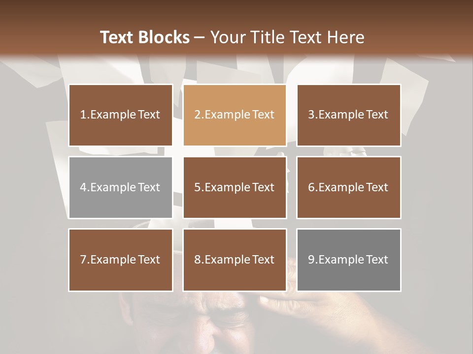 Down Drama Stressed PowerPoint Template