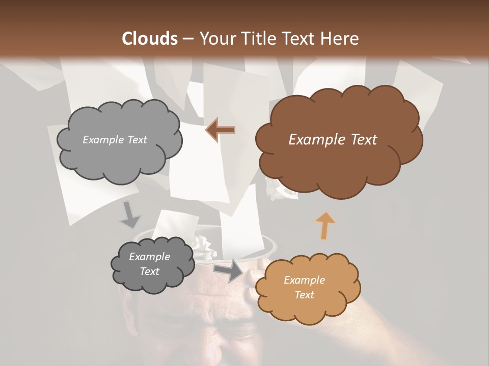 Down Drama Stressed PowerPoint Template
