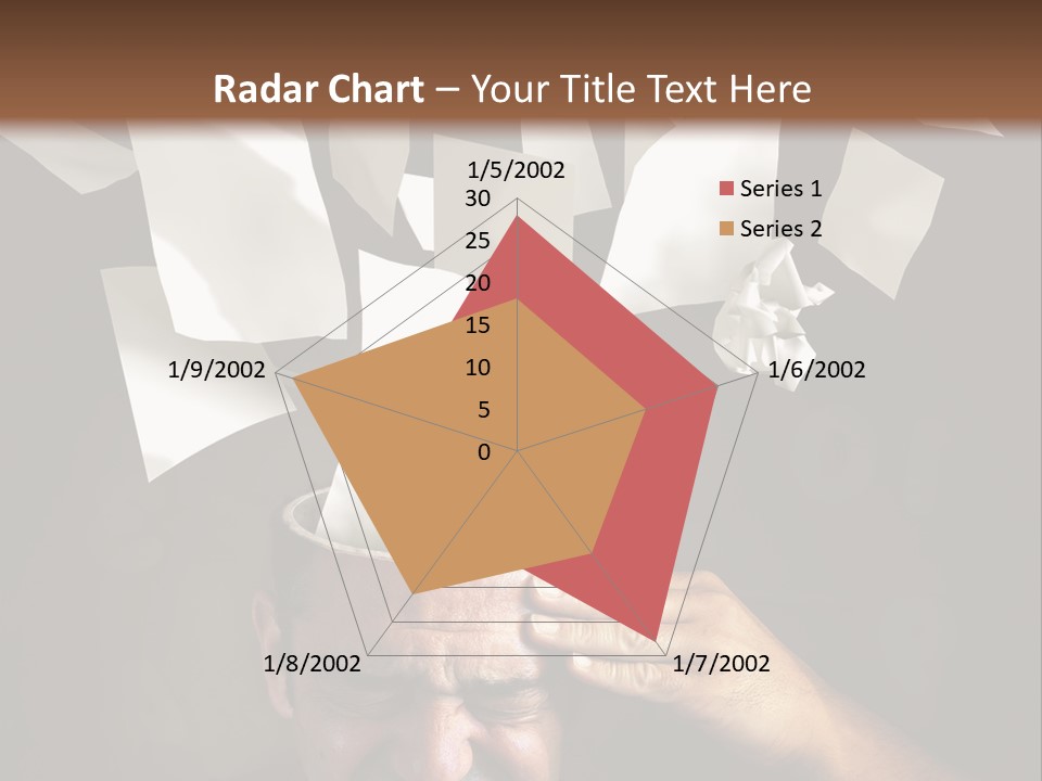 Down Drama Stressed PowerPoint Template