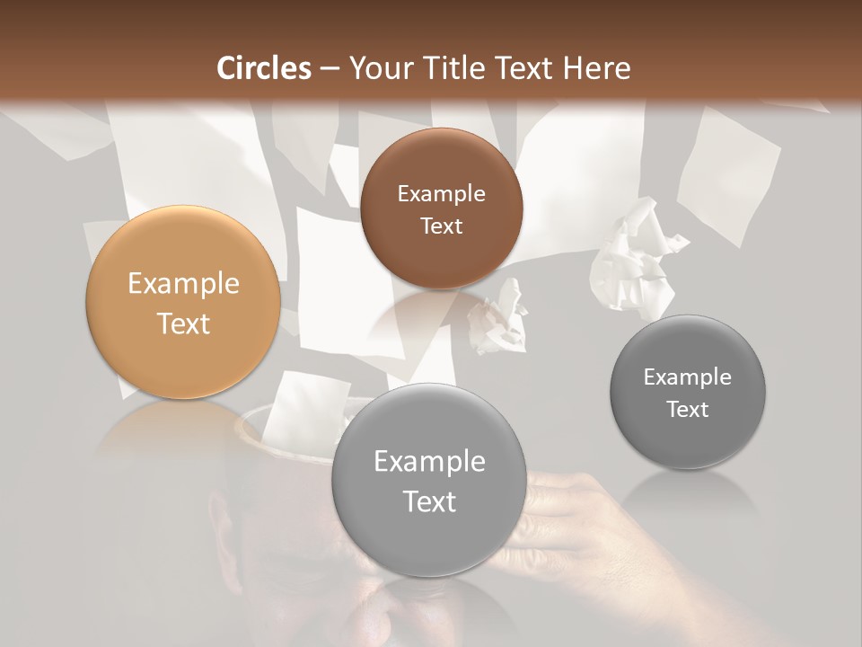 Down Drama Stressed PowerPoint Template