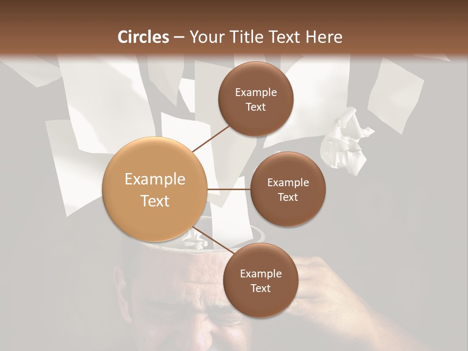 Down Drama Stressed PowerPoint Template