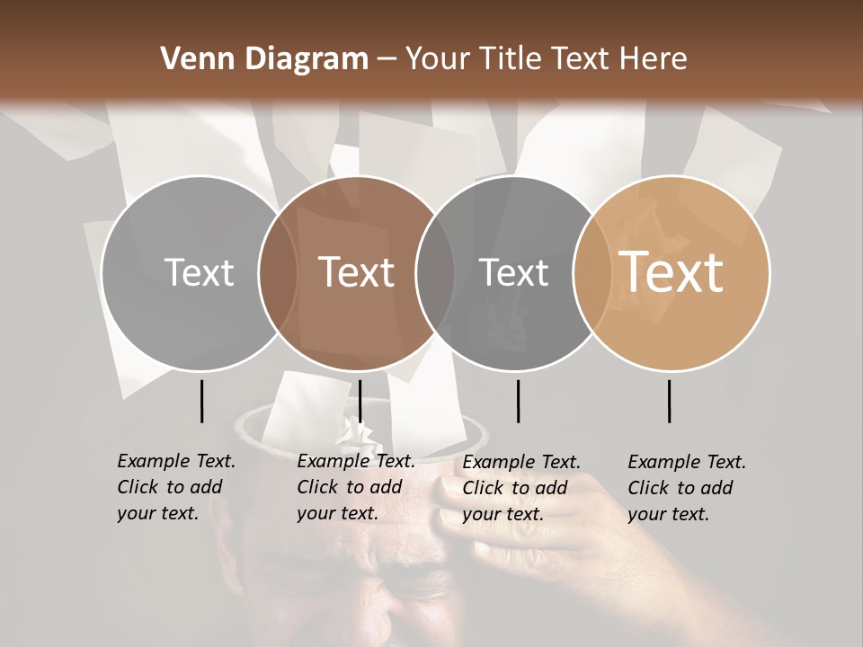 Down Drama Stressed PowerPoint Template