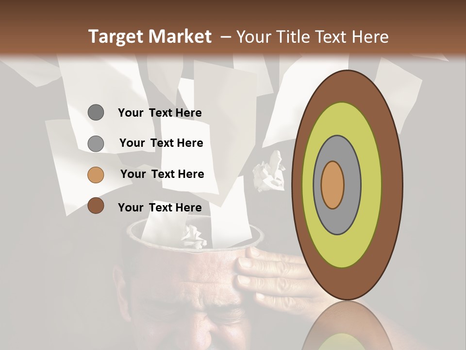 Down Drama Stressed PowerPoint Template