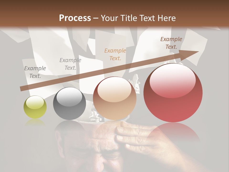 Down Drama Stressed PowerPoint Template