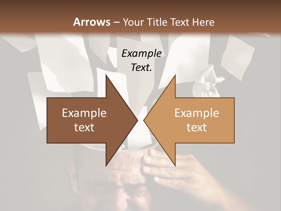 Down Drama Stressed PowerPoint Template