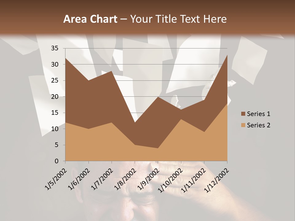 Down Drama Stressed PowerPoint Template